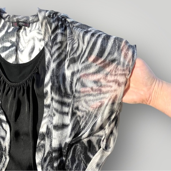 Heart Soul Black Camisole with Sheer Top - Picture 8 of 13